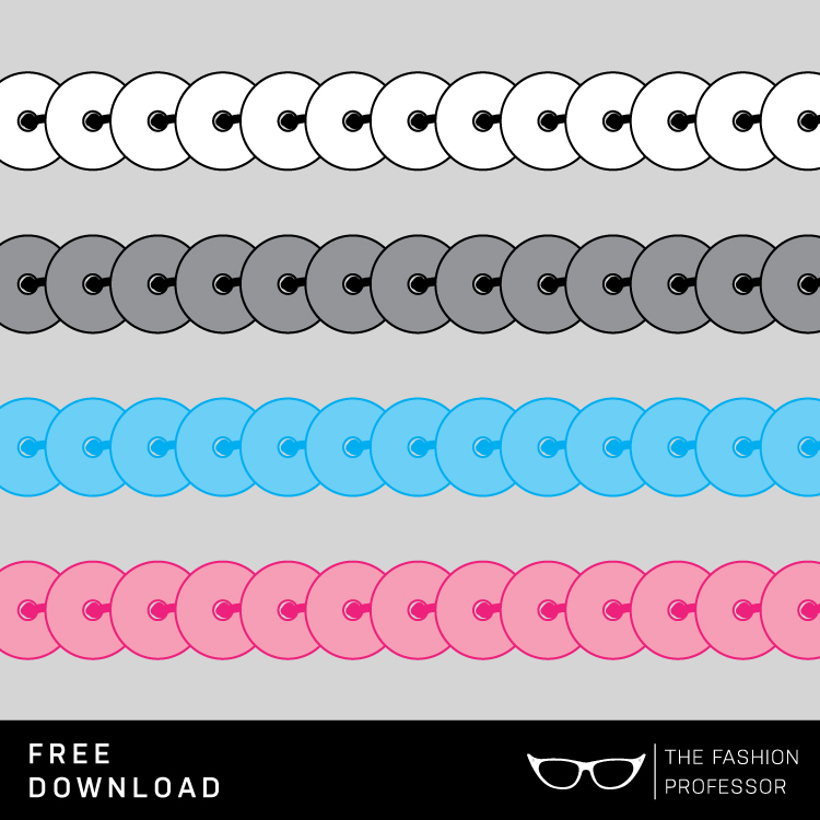 750x750 Free Vector Download Sequins Brush The Fashion Professor