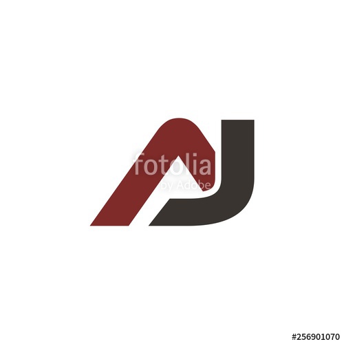 500x500 Aj Initial Logo Vector Stock Image And Royalty Free Vector