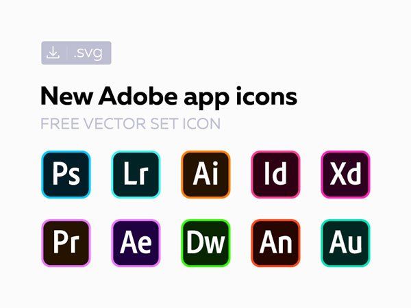 600x450 Adobe Cc Software Vector Icons Free Download