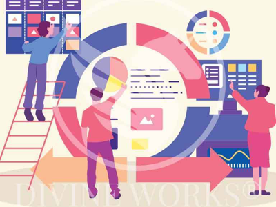 400x300 Free Adobe Illustrator Project Management Vector Illustration