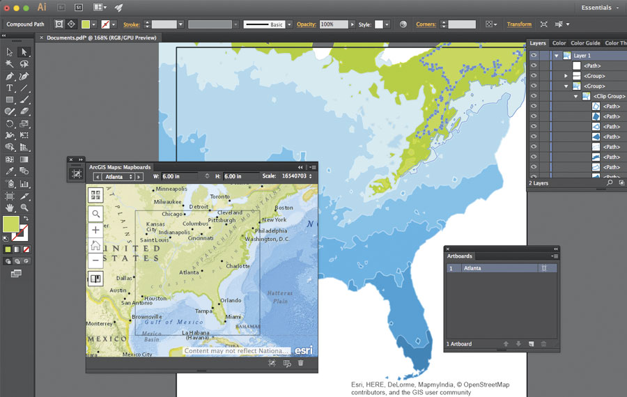 900x570 Arcgis Maps For Adobe Creative Cloud Gives Photoshop