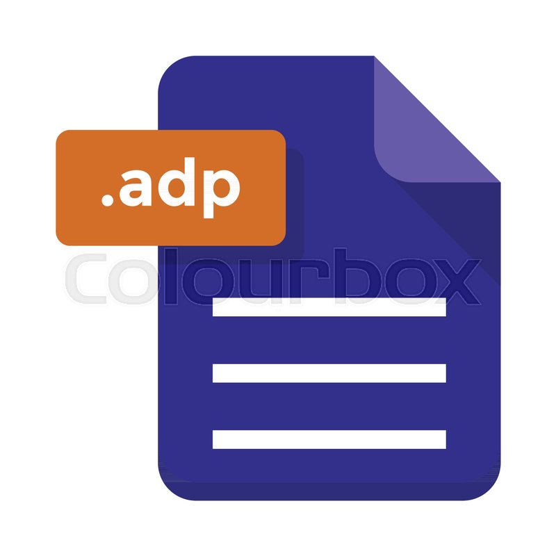 800x800 Adp Vector Flat Icon Stock Vector Colourbox