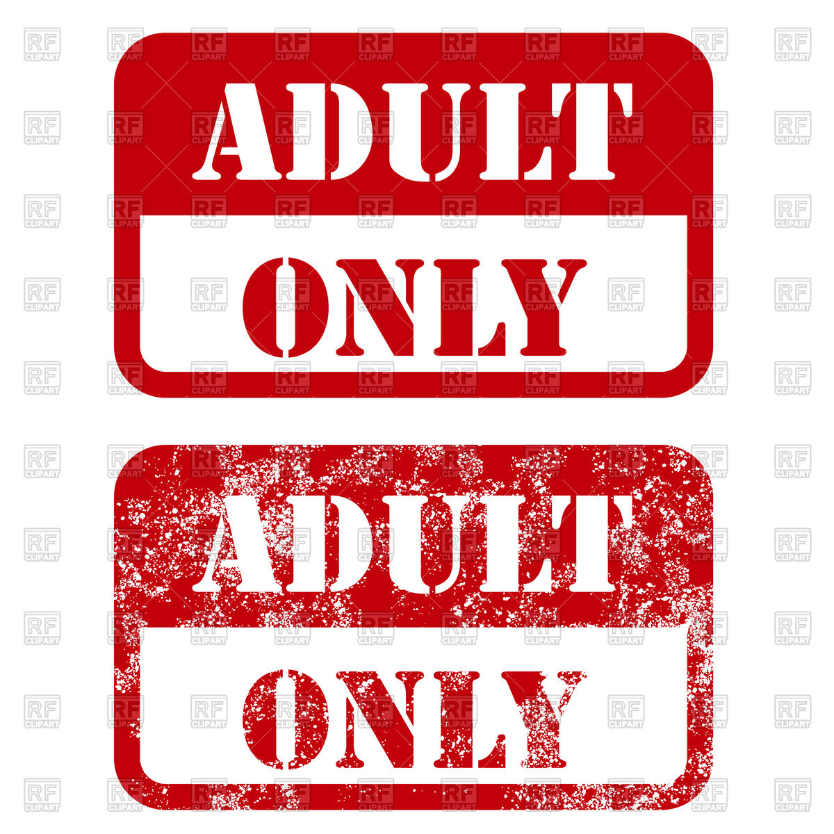 1200x1200 Adult Only Sign