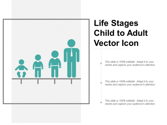 560x420 Life Stages Child To Adult Vector Icon Ppt Powerpoint Presentation