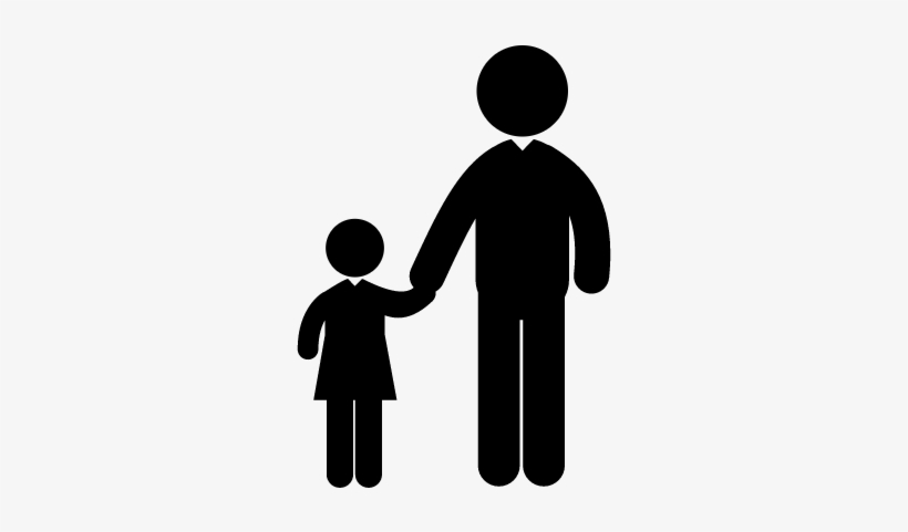 820x481 Man With Child Vector