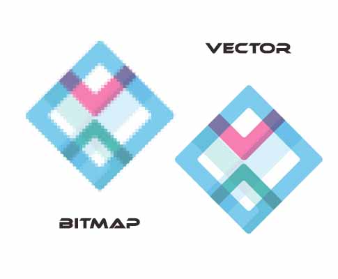 Bitmap And Vector Graphics Differences 485x400 Bitmap And Vector Graphics Differences
