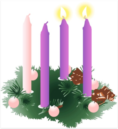 Advent Wreath Vector at Vectorified.com | Collection of Advent Wreath ...