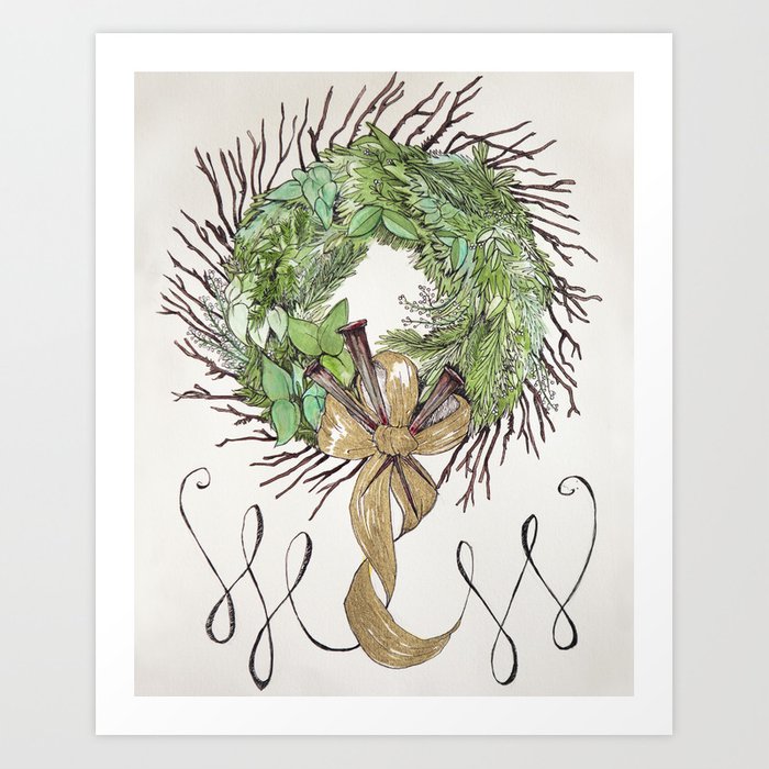 Advent Wreath Sketch 700x700 Advent Wreath Sketch