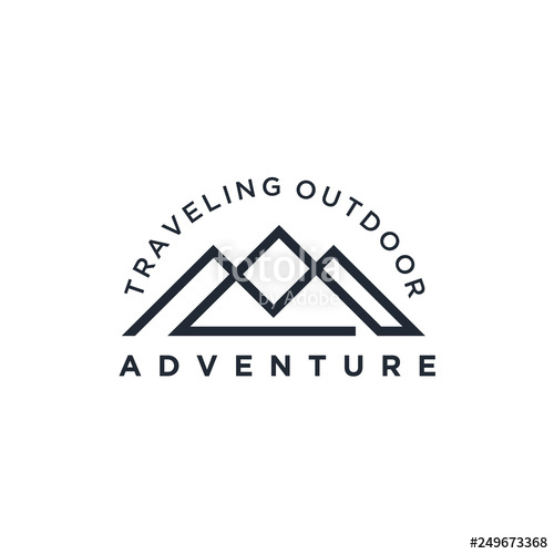Mountain Adventure Logo Design Inspiration Vector, Mountain 500x500 Mountain Adventure Logo Design Inspiration Vector, Mountain