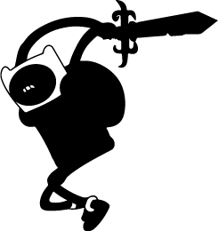 245x260 Adventure Time Silhouettes Silhouettes Of Adventure Time