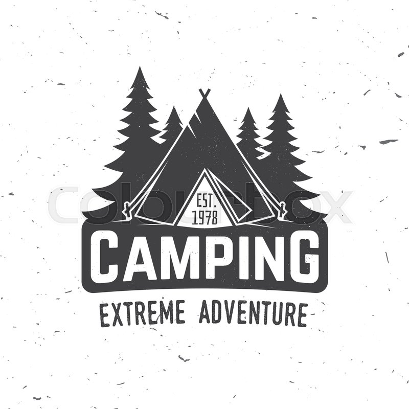 800x800 Camping Extreme Adventure Vector Stock Vector Colourbox