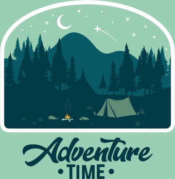 360x368 Mountain Adventure Free Vector Download