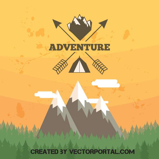 660x660 Outdoor Adventure Vector Poster