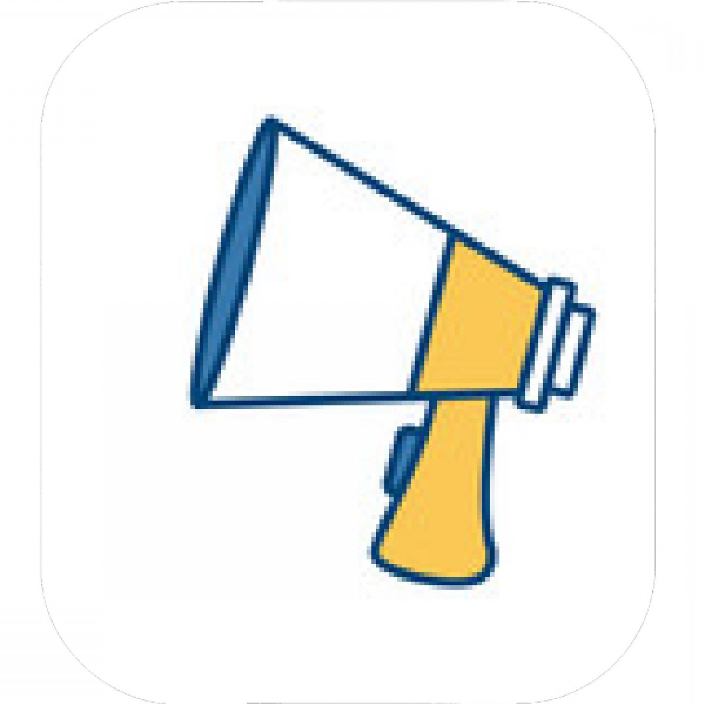 1440x1440 Bullhorn Advertising Symbol Icon Vector Illustration Graphic