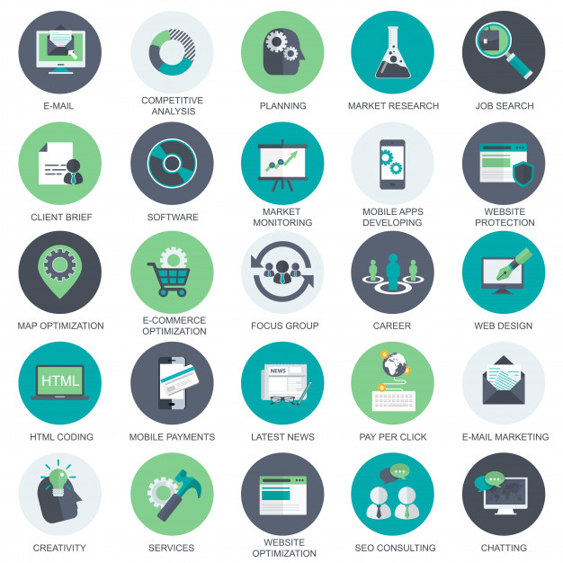626x626 Media And Advertising Icons Vector Premium Download