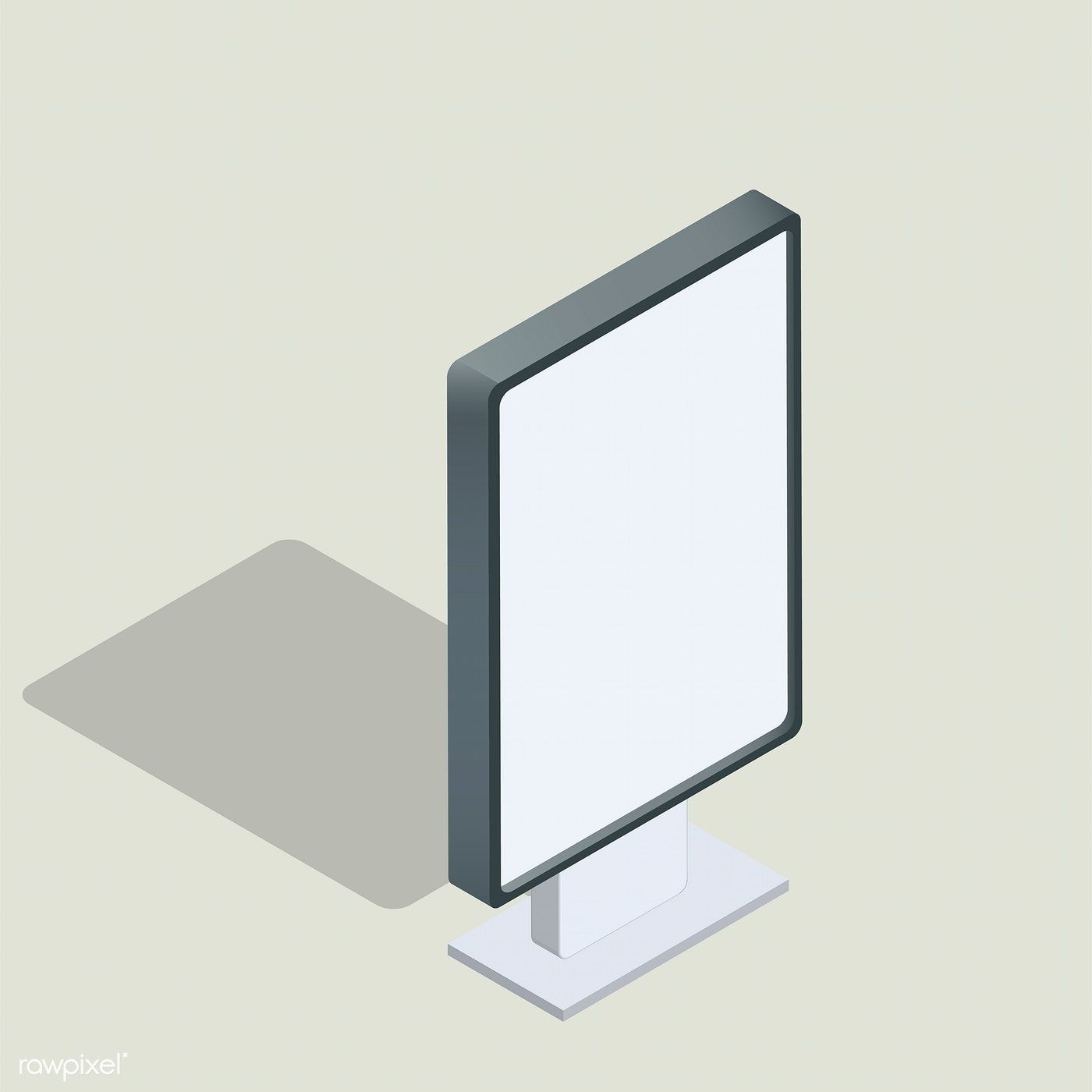 1400x1400 Vector Of Billboard Advertising Icon Free Image