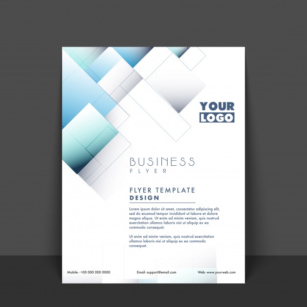 626x626 Presentation Flyer Professional Background Advertising Vector