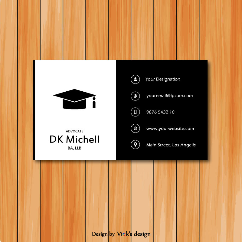 Advocate Black And White Vertical Shape Design Personal Business 800x800 Advocate Black And White Vertical Shape Design Personal Business