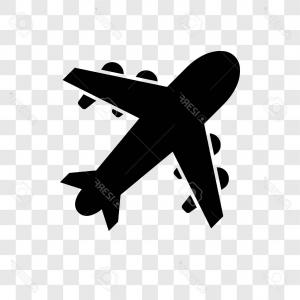 300x300 Airplane Flight Infographic Icon Transparent Style Plane Travel