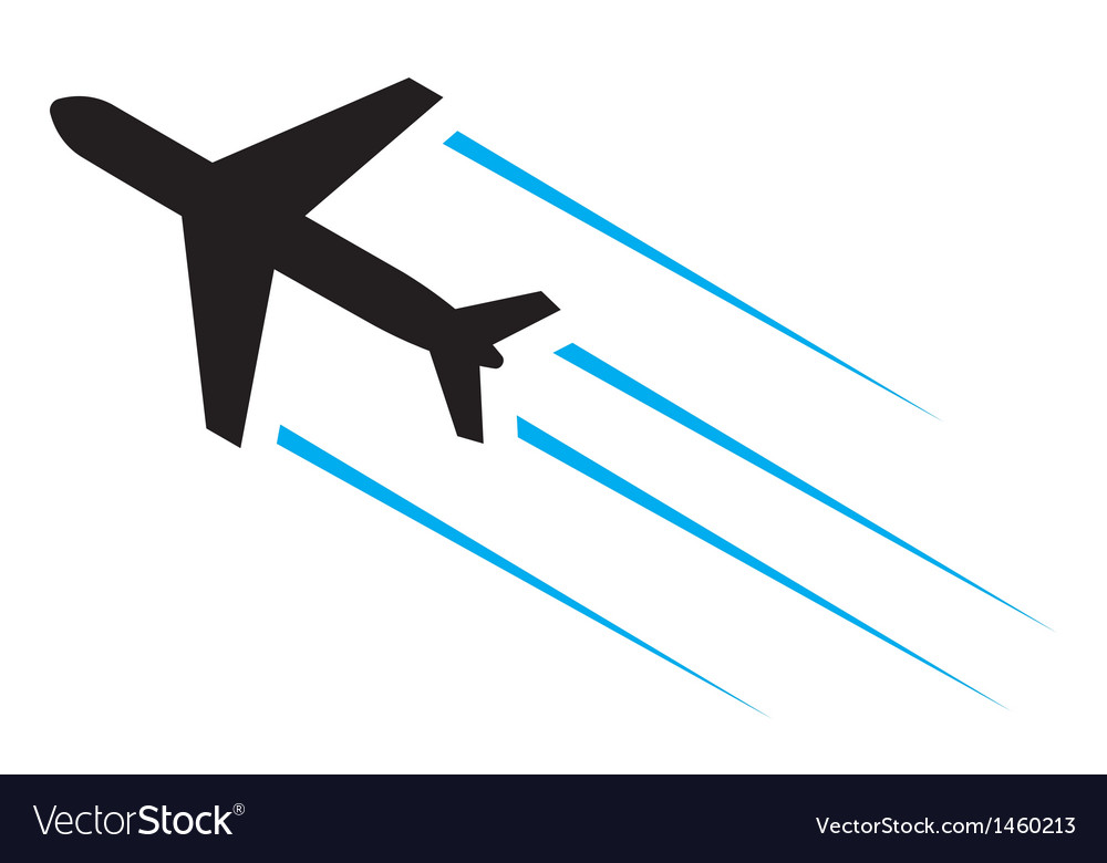 1000x780 Airplane Vector