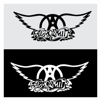 336x336 Aerosmith Logo Vector Band Legendaris Dunia Blog Stok Logo