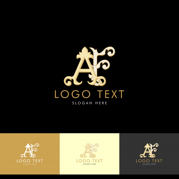 626x626 Logo Af, Monogram Af Vector Premium Download