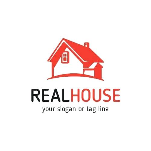 500x500 Real House Company Logo Templates Vector Free Download Af Logo