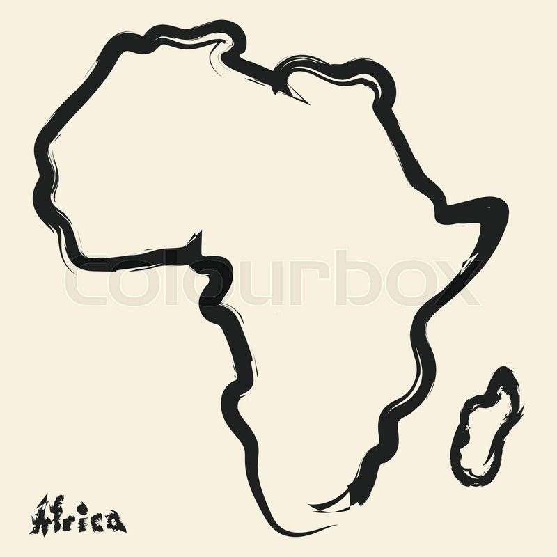 Doodle Drawing Africa Continent Stock Vector Colourbox 800x800 Doodle Drawing Africa Continent Stock Vector Colourbox