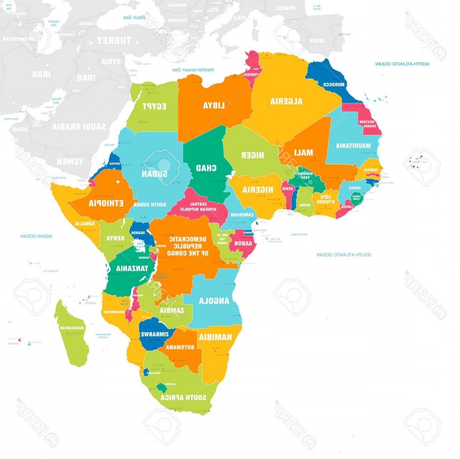 Africa Continent Vector at Vectorified.com | Collection of Africa ...