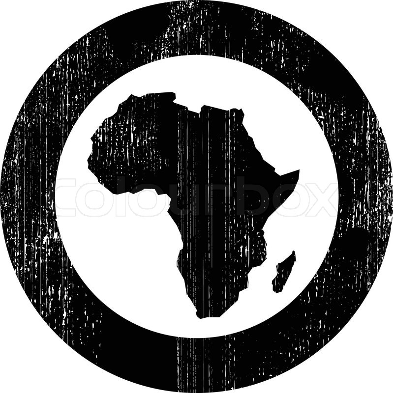 Silhouette Of African Continent Inside Stock Vector Colourbox 799x800 Silhouette Of African Continent Inside Stock Vector Colourbox