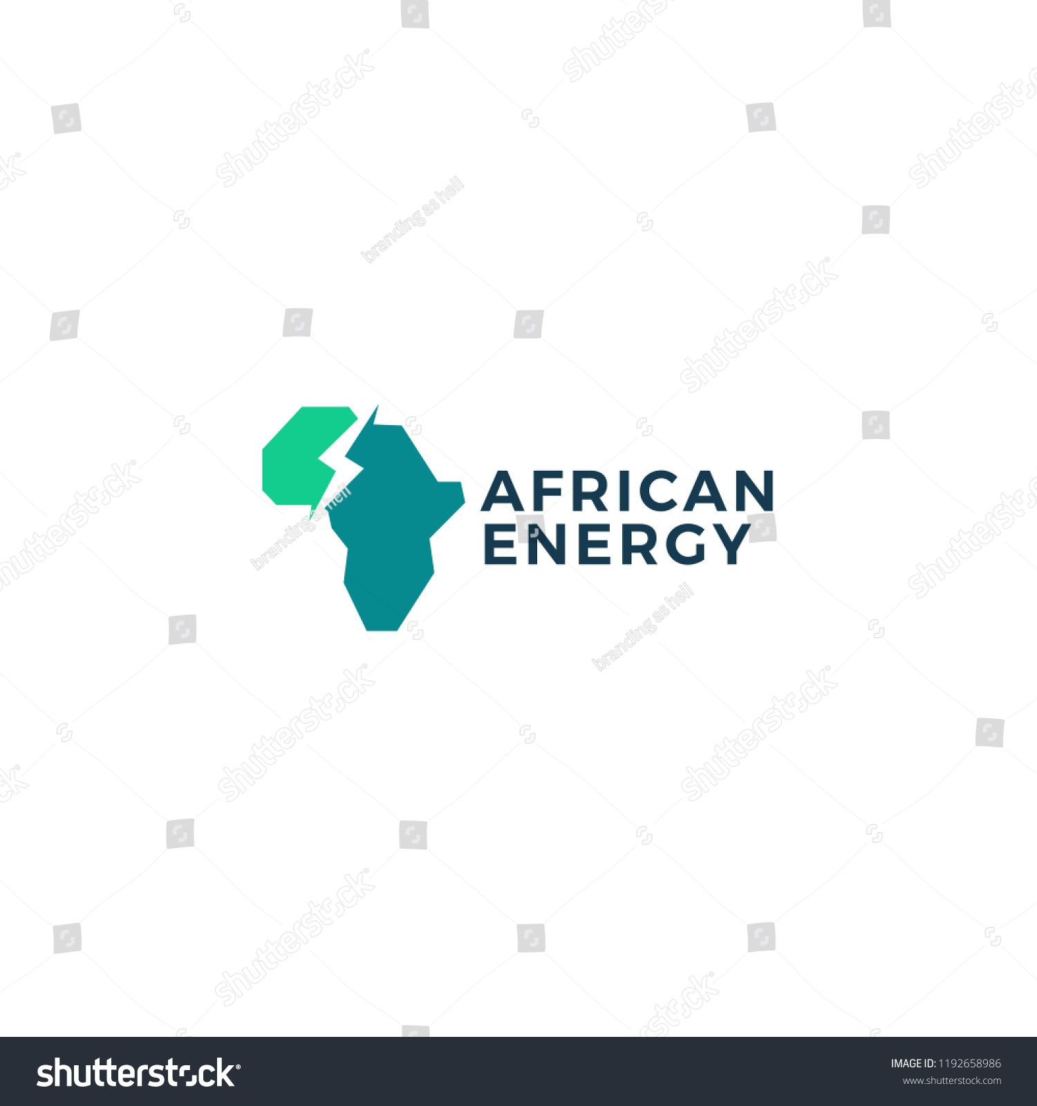 1500x1600 Africa Power Energy Logo Vector Icon