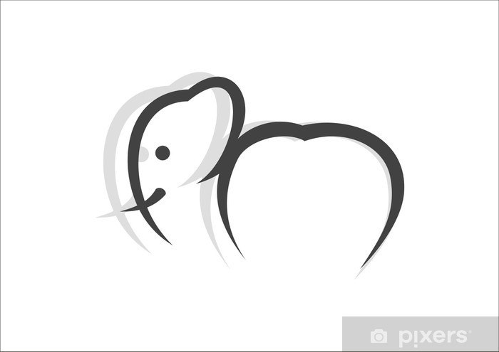 700x495 Editable Vector Silhouettes Of African Elephants In Logo Vector