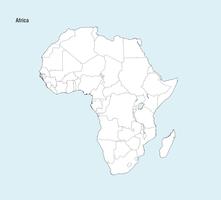African Map Free Vector Art 221x200 African Map Free Vector Art