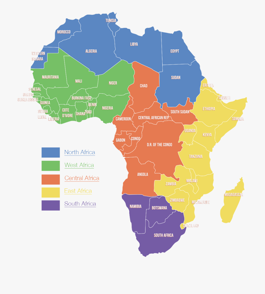 Africa Clipart Labelled 920x1019 Africa Clipart Labelled