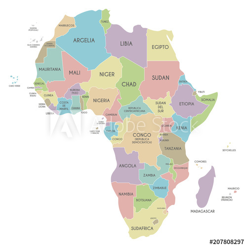 Africa Map Vector at Vectorified.com | Collection of Africa Map Vector ...