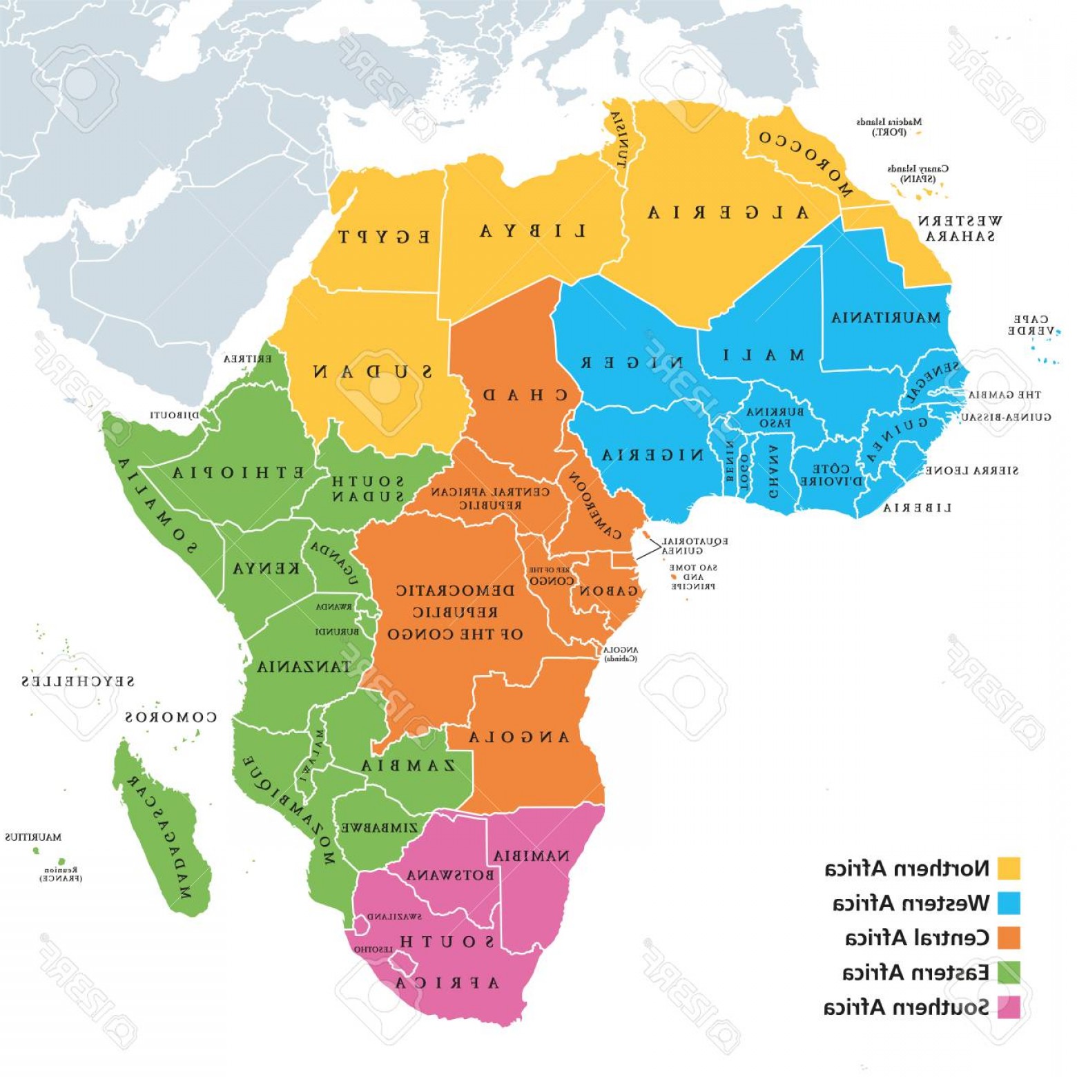 Africa Map Vector at Vectorified.com | Collection of Africa Map Vector ...