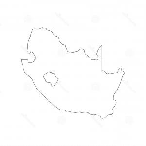 300x300 South Africa Map Outline Vector Catchsplace