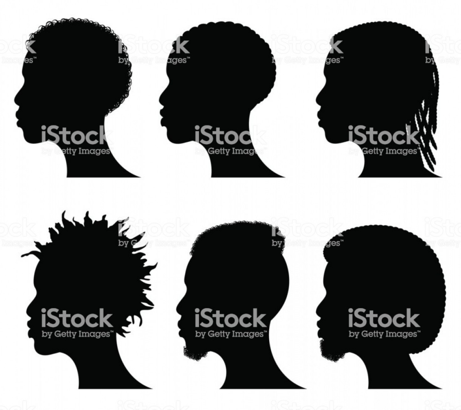 Afro Silhouette Vector Soidergi 1473x1310 Afro Silhouette Vector Soidergi