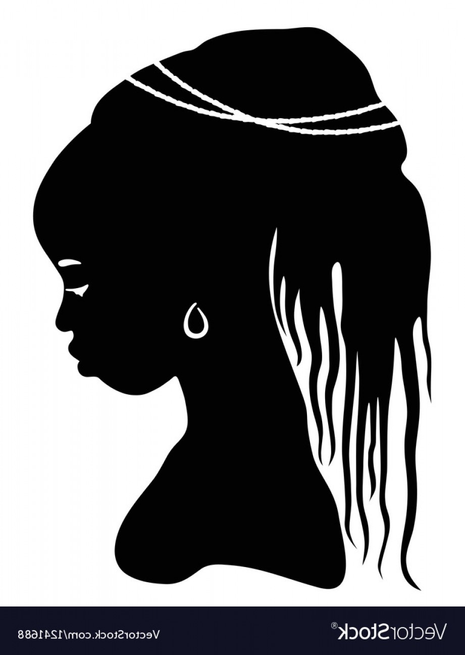 Black Silhouette African Woman Vector Cultracing 921x1296 Black Silhouette African Woman Vector Cultracing