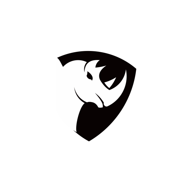 Rhinoceros Vector Silhouette Illustration Isolated On White 640x640 Rhinoceros Vector Silhouette Illustration Isolated On White