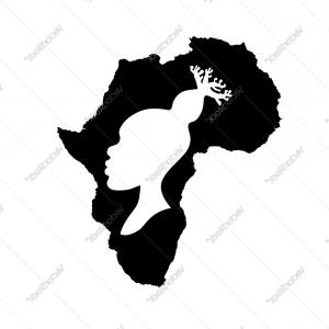 Silhouette Of Africa With African Woman Inside Vector Catchsplace 300x300 Silhouette Of Africa With African Woman Inside Vector Catchsplace