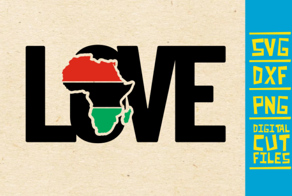 580x390 Love Africa Vector, Roots, Black Girl Graphic