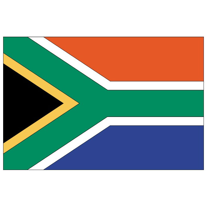 660x660 South Africa Vector Flag