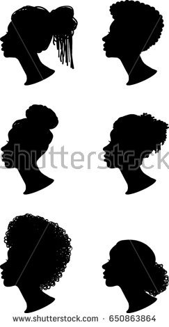 African American Profile Silhouette 243x470 African American Profile Silhouette