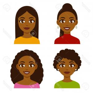 African American Woman Vector at Vectorified.com | Collection of ...