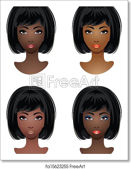 Free Art Print Of Makeup For African American Women Makeup 450x580 Free Art Print Of Makeup For African American Women Makeup