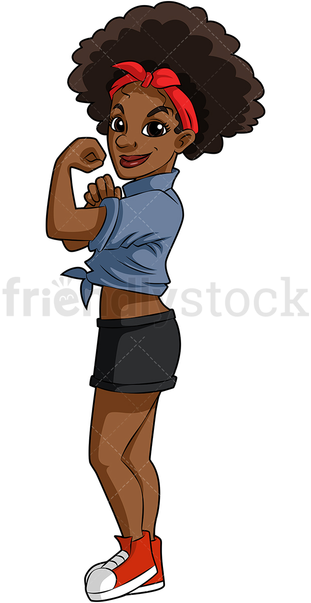 Strong Black Woman We Can Do It Cartoon Clipart 620x1200 Strong Black Woman We Can Do It Cartoon Clipart