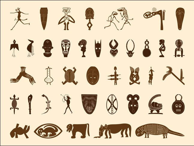 African Symbols Graphics Art Shiny Vector Free Download 647x485 African Symbols Graphics Art Shiny Vector Free Download