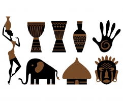 African Symbols Free Vector Graphic Art Free Download 242x200 African Symbols Free Vector Graphic Art Free Download