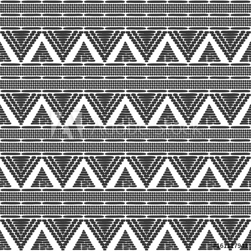 Tribal Pattern Vector Seamless Ethics African Black White Texture 500x500 Tribal Pattern Vector Seamless Ethics African Black White Texture